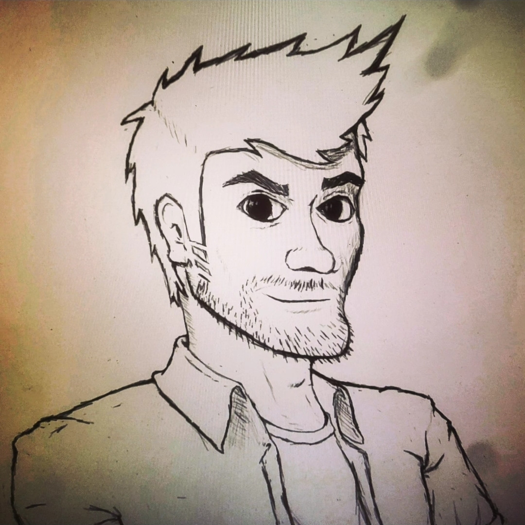 ✍️ WIP Sketch of Guy.